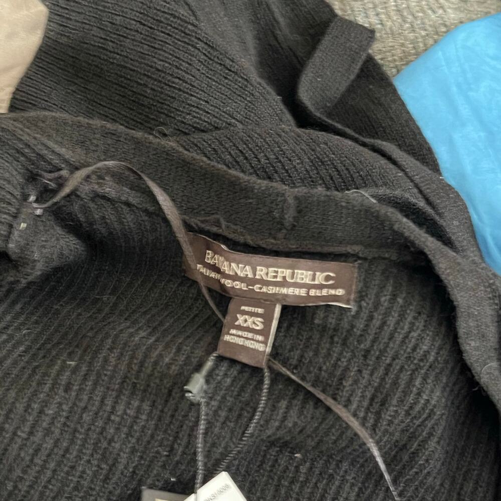 NWT Banana Republic Wool Cashmere Blend Knit Wrap Dress Wmns XXS Office Work - Picture 6 of 8